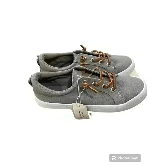 Tommy bahama grey slip on sneakers Sz 9 NWT - Picture 3 of 4